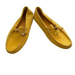 Antica Cuoieria BOW DRIVER LOAFER in yellow 38